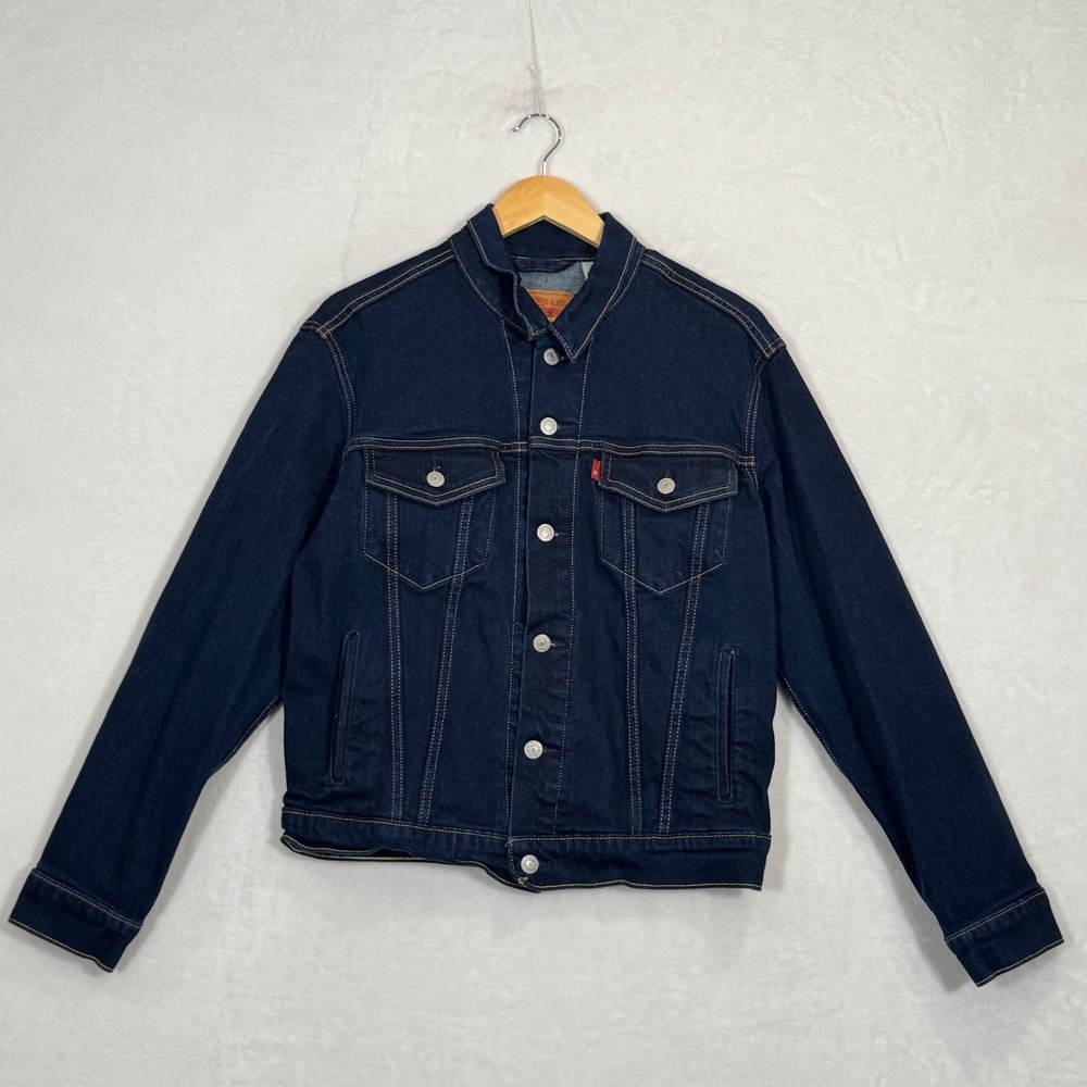 Levi's Dark Wash Denim Trucker Jacket Size S